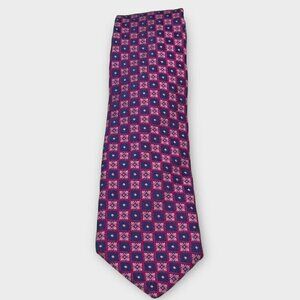 Ted Baker London Silk Tie Navy Blue